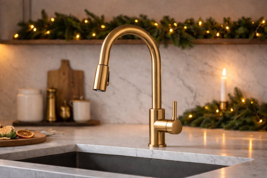Christmas Interior Styling with Brushed Brass: Festive Ideas to Elevate Your Home
